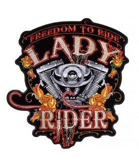 Patch Biker Lady Rider