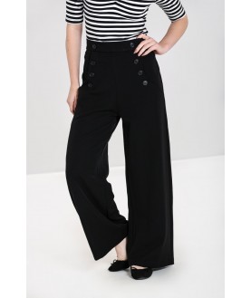 Pantalon Rétro  Femme Noir...