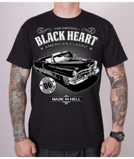 Tee-shirt Black Heart Biker...