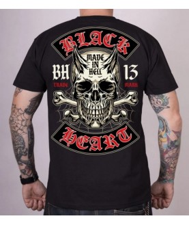 Tee-shirt Black Heart  Rock...