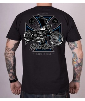 Tee-shirt Black Heart  Rock...