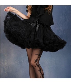 Jupe Lolita à volants -...