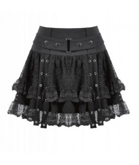 Jupe Punk à ceinture large...