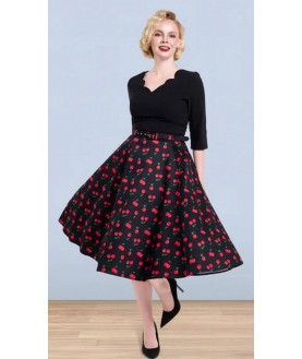 Jupe swing rétro Rockabilly...