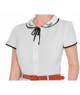 Blouse Rétro Rockabilly...