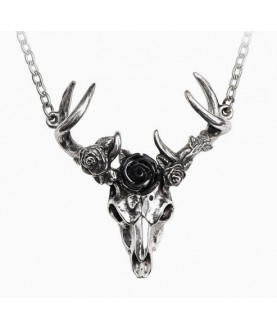 Collier Gothique Cerf Blanc...